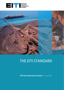 THE EITI STANDARD EITI International Secretariat