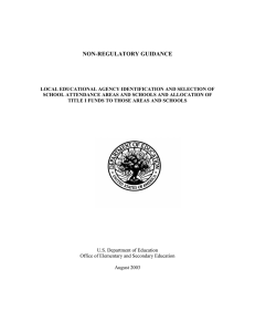 NON-REGULATORY GUIDANCE