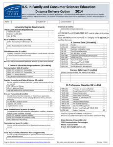 University Degree Requirements