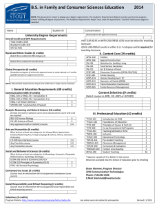 University Degree Requirements