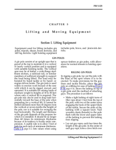 L i f t i n g   a... Section I. Lifting Equipment