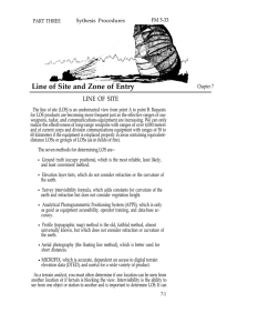 Line of Site and Zone of Entry LINE OF SITE