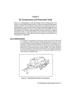 Air Compressors and Pneumatic Tools Chapter 9