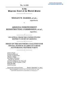 Supreme Court of the United States et al. ARIZONA INDEPENDENT