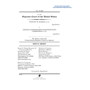 Supreme Court of the United States REPLY BRIEF