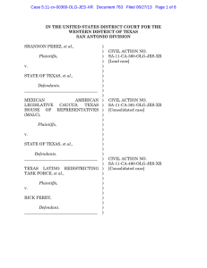 Case 5:11-cv-00360-OLG-JES-XR   Document 763   Filed 06/27/13 ...