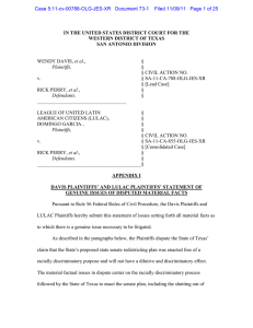 Case 5:11-cv-00788-OLG-JES-XR   Document 73-1    Filed...