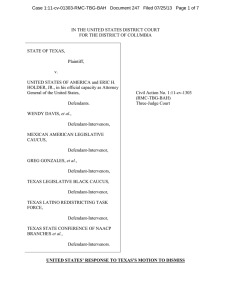 Case 1:11-cv-01303-RMC-TBG-BAH   Document 247   Filed 07/25/13 ...  IN THE UNITED STATES DISTRICT COURT