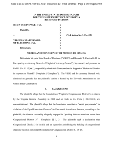 Case 3:13-cv-00678-REP-LO-AKD   Document 12   Filed 10/25/13 ... IN THE UNITED STATES DISTRICT COURT RICHMOND DIVISION