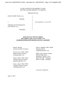Case 3:13-cv-00678-REP-LO-AKD   Document 145   Filed 04/13/15 ... IN THE UNITED STATES DISTRICT COURT
