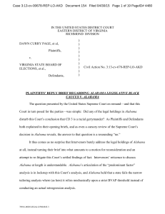 Case 3:13-cv-00678-REP-LO-AKD   Document 154   Filed 04/30/15 ... IN THE UNITED STATES DISTRICT COURT