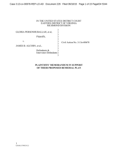 Case 3:13-cv-00678-REP-LO-AD   Document 229   Filed 09/18/15 ... IN THE UNITED STATES DISTRICT COURT