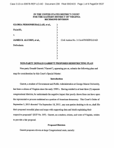 Case 3:13-cv-00678-REP-LO-AD   Document 238   Filed 09/24/15 ... GLORIA PERSONHUBALLAH, et al., Plaintiffs, JAMES B. ALCORN, et al.,