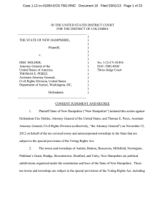 Case 1:12-cv-01854-EGS-TBG-RMC   Document 16   Filed 03/01/13 ...  IN THE UNITED STATES DISTRICT COURT