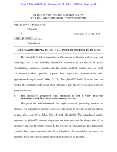 IN THE UNITED STATES DISTRICT COURT WILLIAM WHITFORD, et al., Plaintiffs,