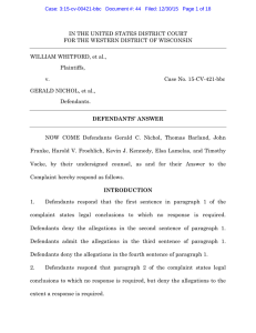 IN THE UNITED STATES DISTRICT COURT  WILLIAM WHITFORD, et al.,