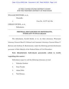 IN THE UNITED STATES DISTRICT COURT  WILLIAM WHITFORD, et al.,