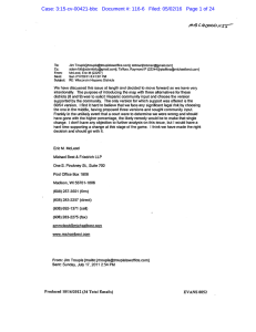 Case: 3:15-cv-00421-bbc   Document #: 116-6   Filed:... To: Cc: