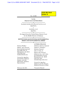 Case 2:12-cv-00691-WKW-MHT-WHP   Document 221-11   Filed 04/27/15 ... ALBC MSJ Brief Exhibit 10