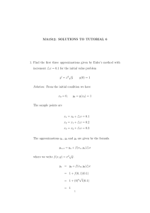 MA1S12: SOLUTIONS TO TUTORIAL 6