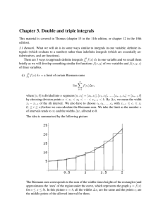 Chapter 3. Double and triple integrals