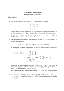 2E1 (Timoney) Tutorial sheet 3 [Tutorials October 25 – 26, 2006]