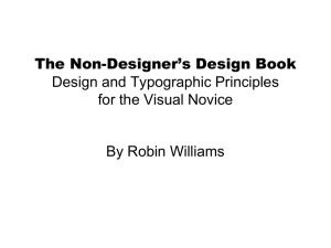 The Non-Designer’s Design Book Design and Typographic Principles for the Visual Novice