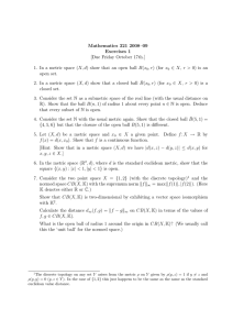 Mathematics 321 2008–09 Exercises 1 [Due Friday October 17th.]