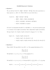 MA22S6 Homework 5 Solutions  Question 1