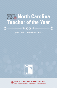 North Carolina Teacher of the Year