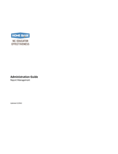 Administration Guide  Report Management    Updated 2/2012