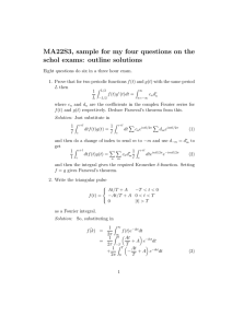 MA22S3, sample for my four questions on the
