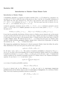 Statistics 580 Introduction to Markov Chain Monte Carlo