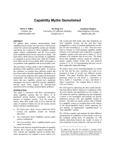 Capability Myths Demolished