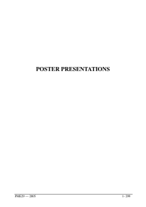POSTER PRESENTATIONS PME29 — 2005 1- 299