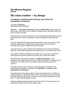— by design ISU class creative Des Moines Register
