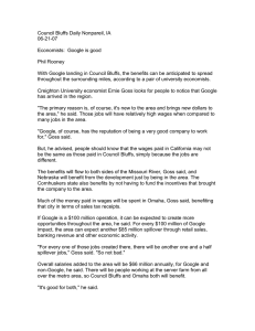 Council Bluffs Daily Nonpareil, IA 06-21-07  Economists:  Google is good