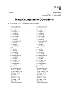 Mine/Countermine Operations FM 20-32 C2