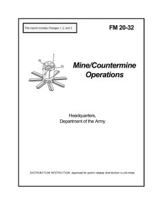 Mine/Countermine Operations FM 20-32 Headquarters,