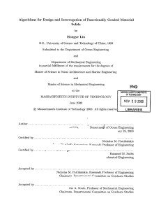 Algorithms  for  Design  and  Interrogation of ... Solids Hongye  Liu