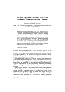 A System Engineering Method for Analysis and