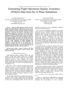 Generating Flight Operations Quality Assurance (FOQA) Data from the X-Plane Simulation