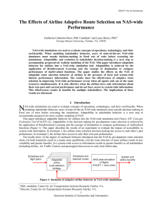 The Effects of Airline Adaptive Route Selection on NAS-wide Performance