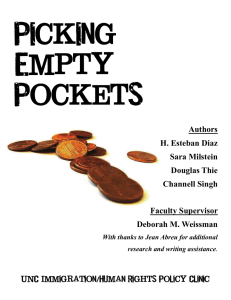 Picking Empty Pockets Authors