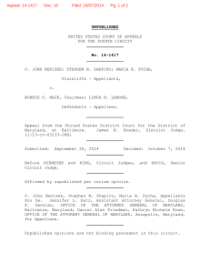 UNPUBLISHED  No. 14-1417 UNITED STATES COURT OF APPEALS