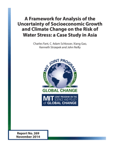 A Framework for Analysis of the Uncertainty of Socioeconomic Growth