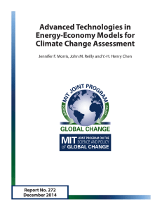Advanced Technologies in Energy-Economy Models for Climate Change Assessment Report No. 272