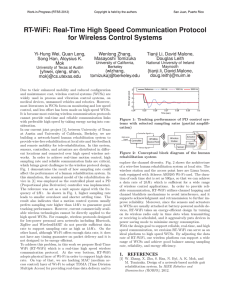 RT-WiFi: Real-Time High Speed Communication Protocol for Wireless Control Systems