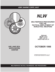 NLW OCTOBER 1998 ARMY, MARINE CORPS, NAVY AIR LAND SEA