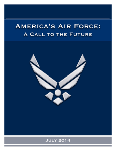 America’s Air Force: A Call to the Future July 2014